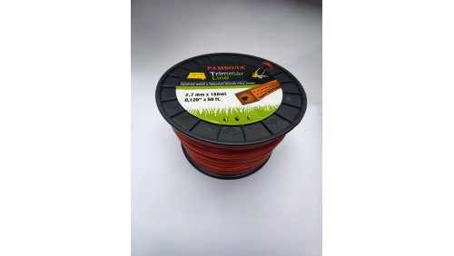 Леска Trimer Line 2,7 мм, квадрат (армированная) 166 м